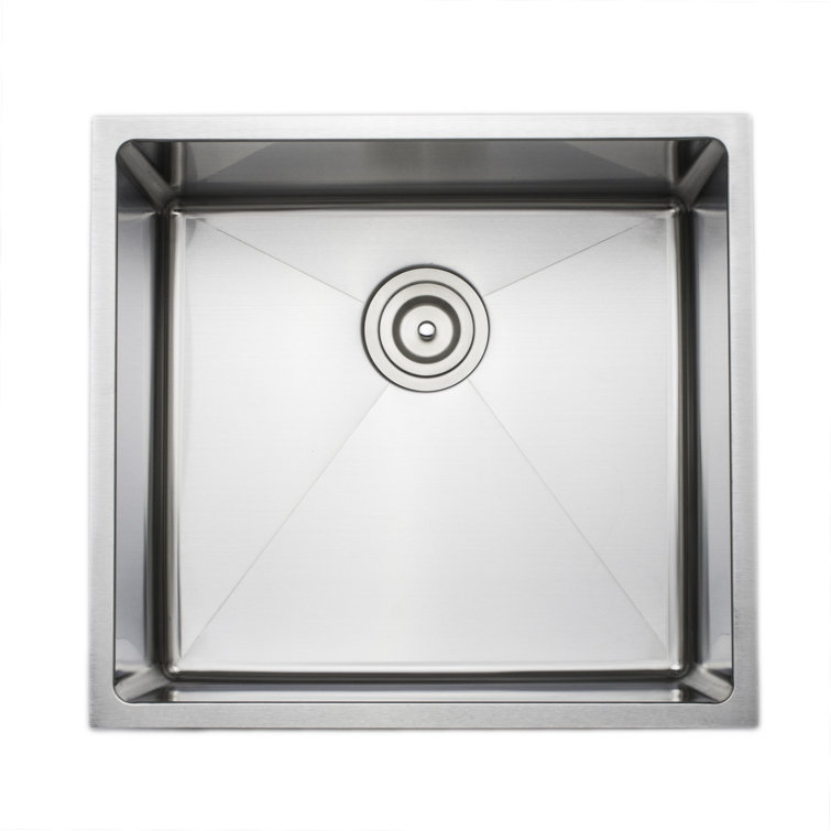 21-Inch Stainless Steel Single Bowl Undermount Kitchen Sink