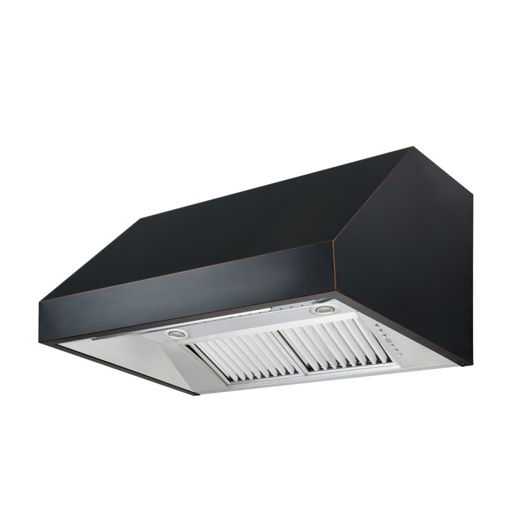 36 Inch Oil Rubbed Bronze Convertible Under Cabinet Range Hood