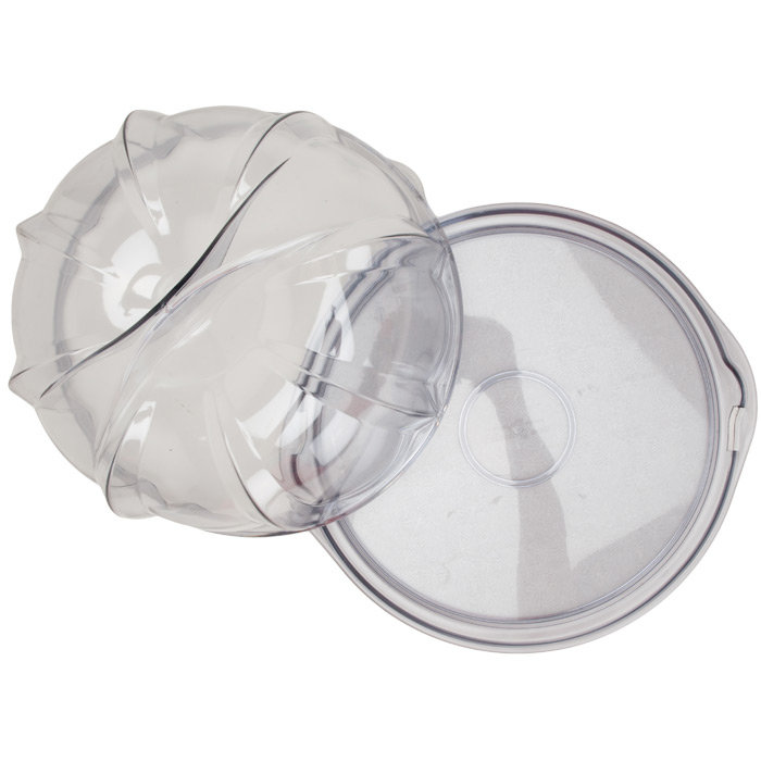 Clear Acrylic Bundt Cake Keeper with Locking Lid