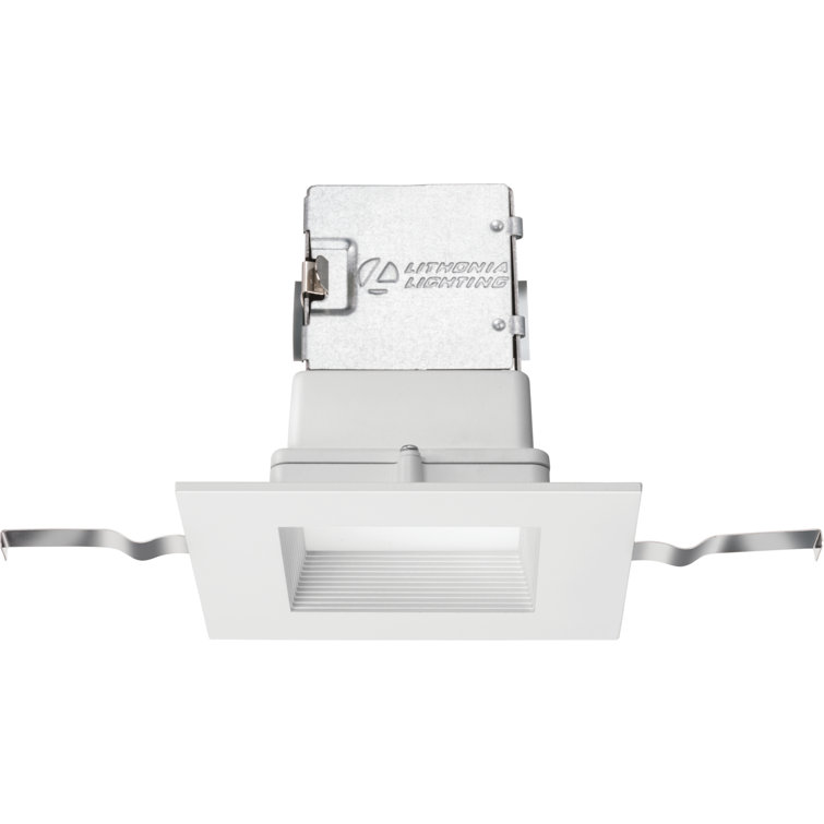 Matte White Aluminum 4" LED Indoor/Outdoor Recessed Lighting Kit