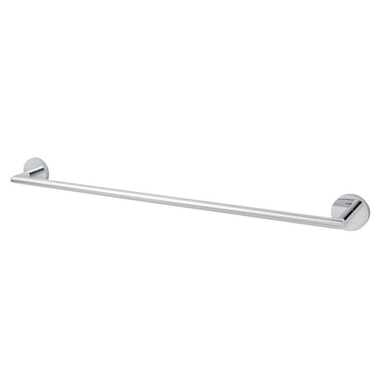 Neo 18" Polished Chrome Wall Mounted Brass Towel Bar