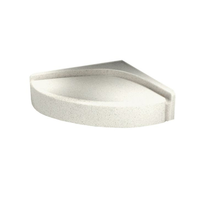 Bisque Mold Resistant Wall Mount Shower Seat