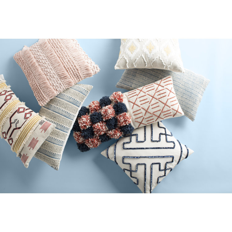 Indira Dean Parchment Square Cotton Pillow Cover & Insert