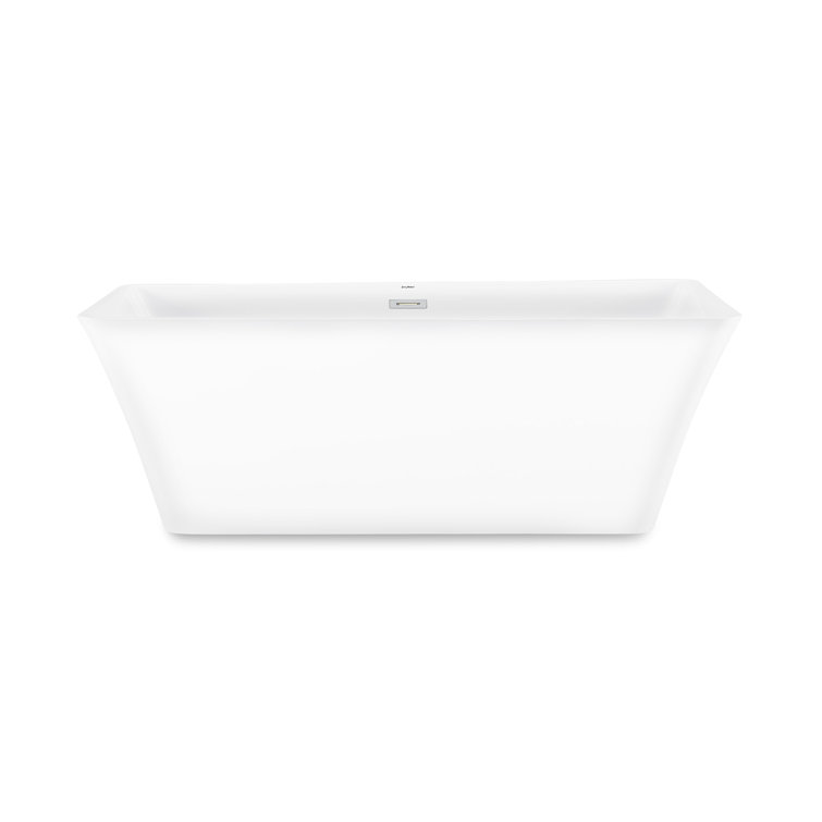 St. Tropez 67" White Acrylic Freestanding Bathtub