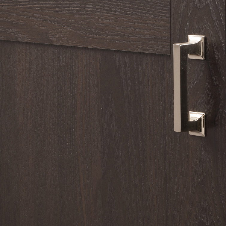 Satin Nickel Modern Cabinet Drawer Pulls 10-Pack