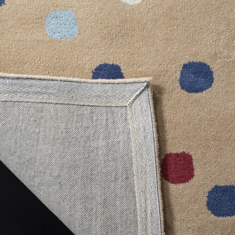 Handmade Red Wool Tufted Rectangular 8' x 10' Rug