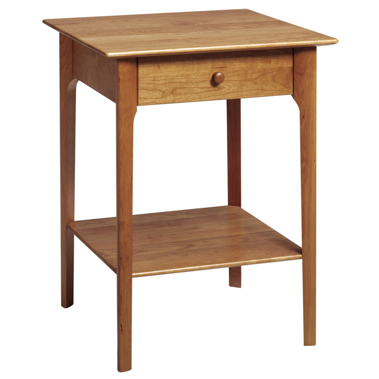 Sarah 24" Maple and Cherry Solid Wood Nightstand