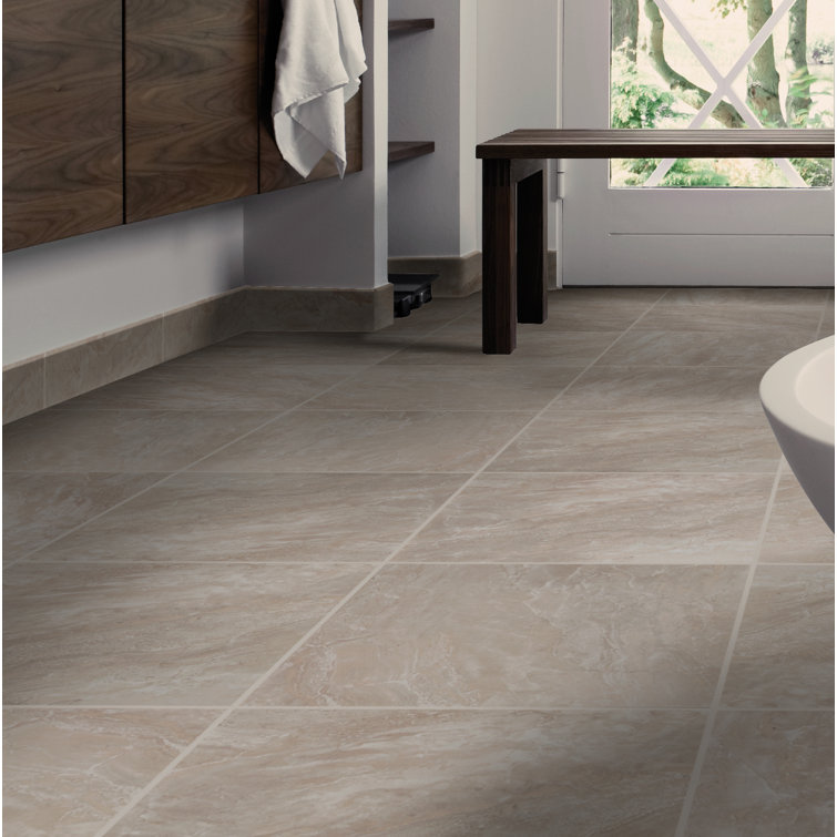 Onyx Pearl 12'' x 24'' Polished Porcelain Floor and Wall Tile
