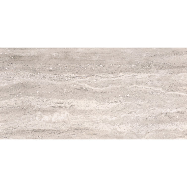 Pietra Venata White Large Polished Porcelain Floor and Wall Tile