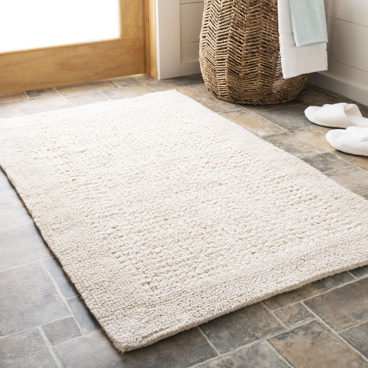 Soothing Spa Cotton Tufted Bath Mat Set, Natural, 34"x21"