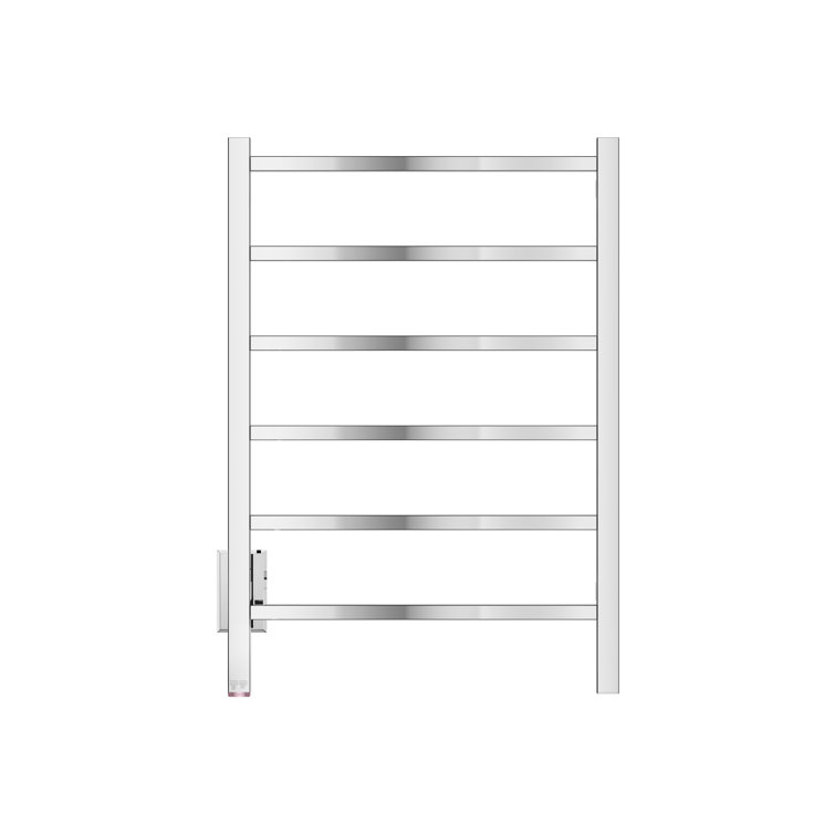 Polished Stainless Steel 21.6'' 6-Bar Towel Rack