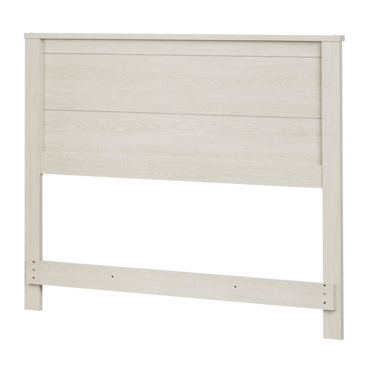 Fynn Full Winter Oak Wood Panel Headboard with Storage