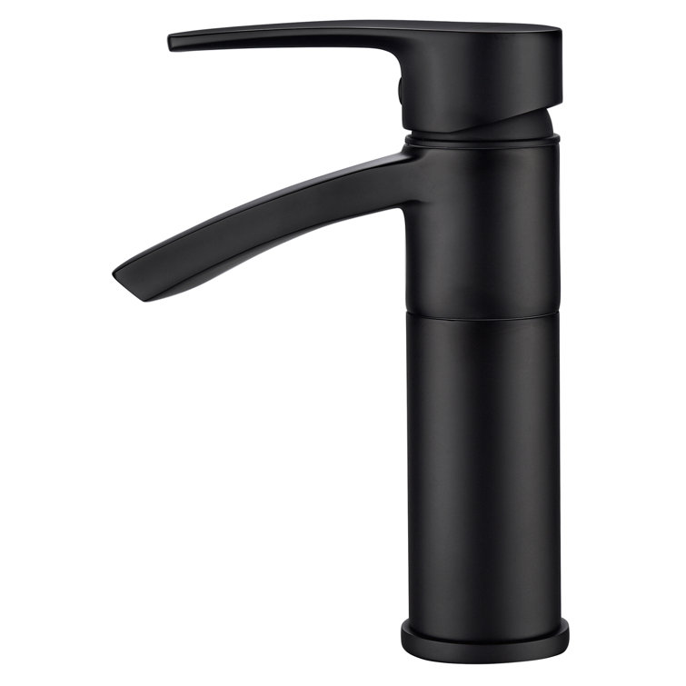Ariana 7" Matte Black Swivel Spout Single-Hole Bathroom Faucet
