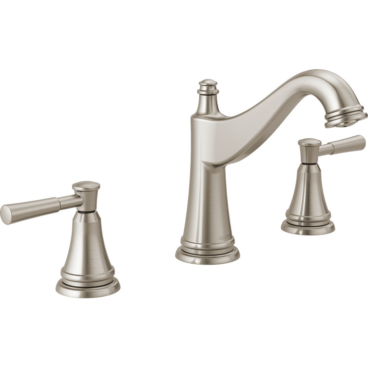 Mylan Brushed Nickel 2-Handle Widespread Bathroom Faucet