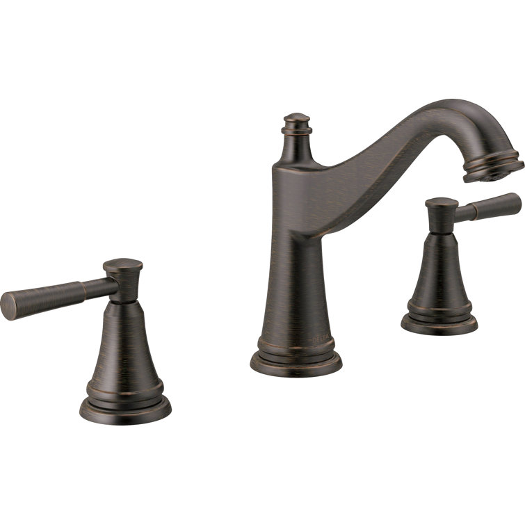 Mylan Oil-Rubbed Bronze High-Arc 2-Handle Widespread Bathroom Faucet