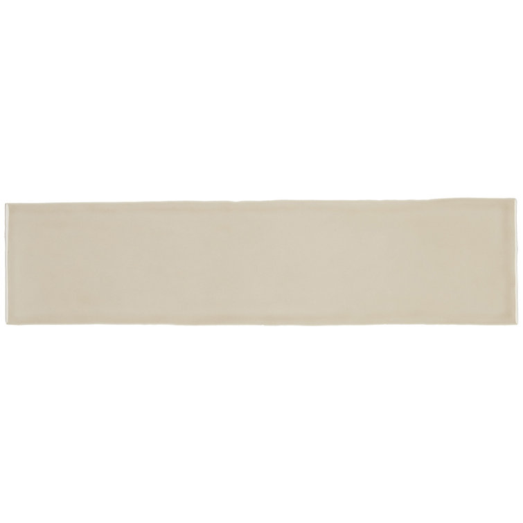 Tremiti Sand 3" x 12" Glossy Ceramic Subway Tile