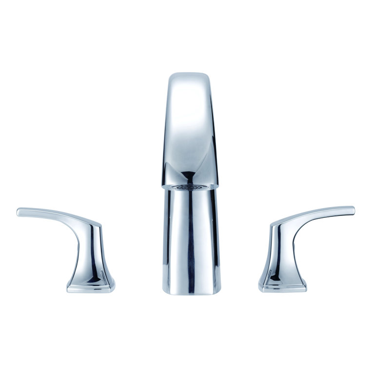 Vaughn Chrome Double Handle Roman Tub Faucet