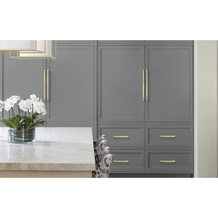 Golden Champagne 18" Steel Modern Appliance Pull