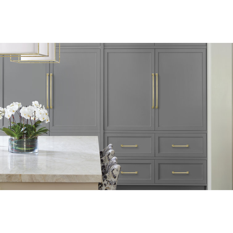 Golden Champagne 12" Traditional Appliance Pull with Mounting Hardware