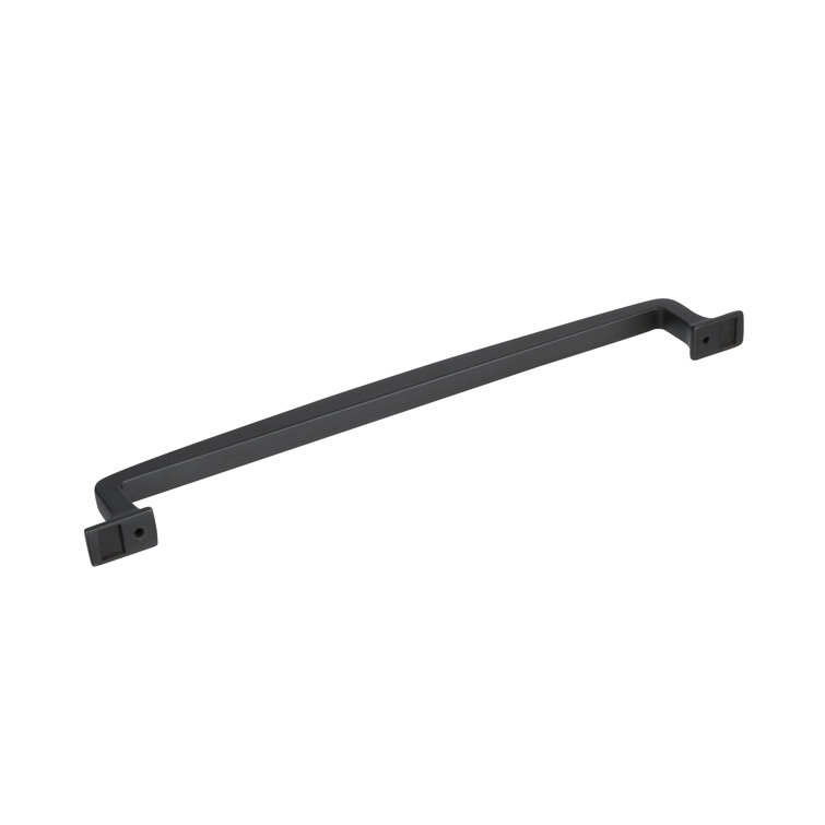 Modern Black Bronze 12-inch Appliance Pull with Mounting Hardware