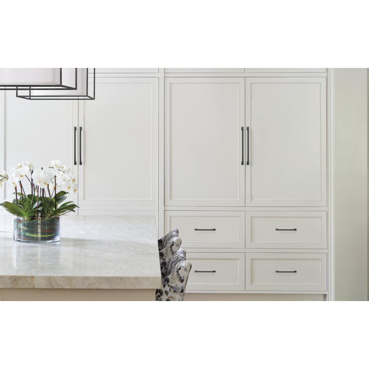 Modern Black Bronze 12-inch Appliance Pull with Mounting Hardware