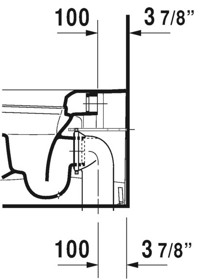 White Vitreous China Elongated One-Piece Dual Flush Toilet