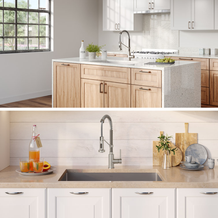 32-Inch Stainless Steel Undermount Kitchen Sink with Faucet and Accessories