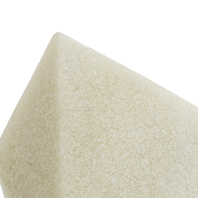 Ivory Resin Geometric Sculptures Set of 3