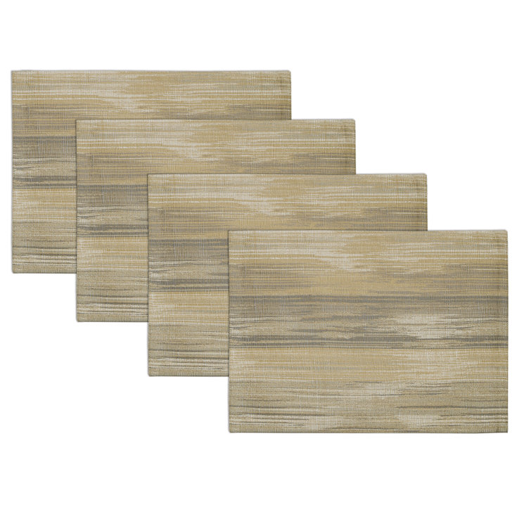 Radcliffe Multi-Color Jacquard Woven Placemats, Set of 4