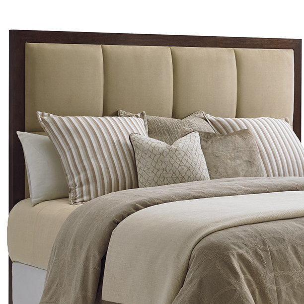 Casa Del Mar Contemporary Queen Upholstered Tufted Headboard