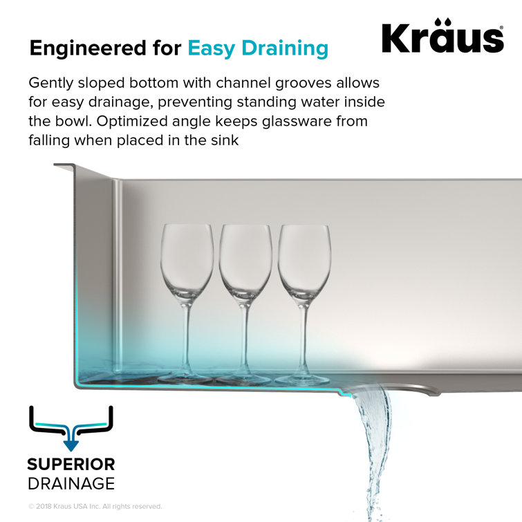 18" Satin Stainless Steel Drop-In Single Bowl Kitchen Sink
