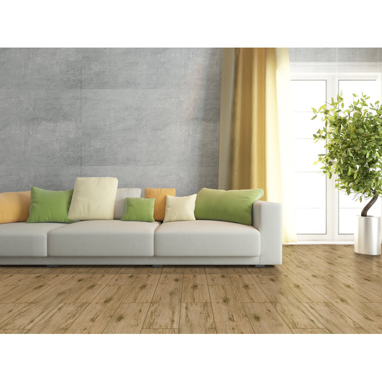 Celeste Taupe 8" x 40" Glazed Ceramic Wood Look Tile
