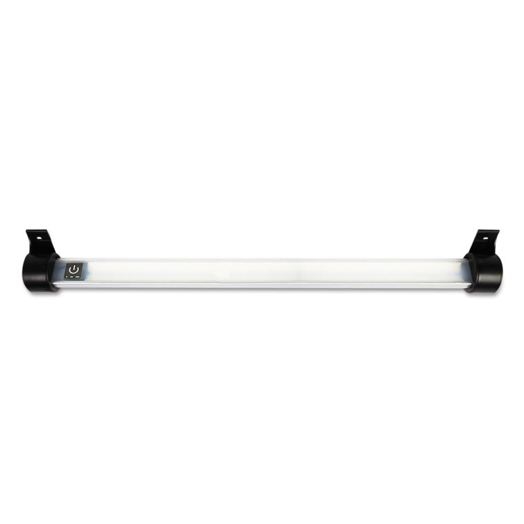 Black 24" Under Cabinet LED Strip Light with Touch Dimming