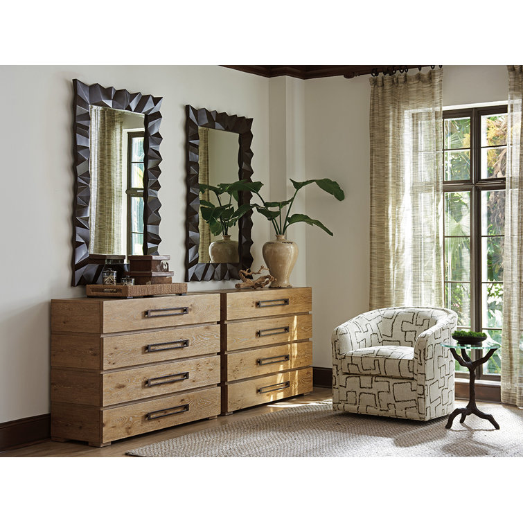 Round Brown Wood and Metal Accent Table