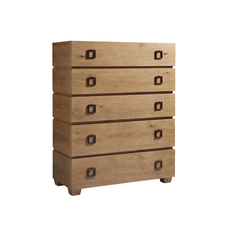 Los Altos Brown 5-Drawer Transitional Chest