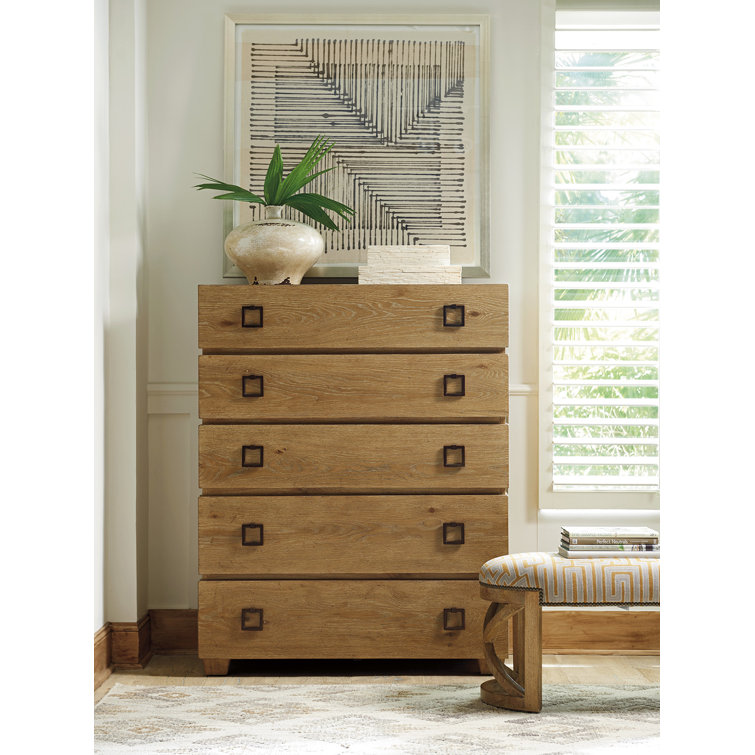 Los Altos Brown 5-Drawer Transitional Chest