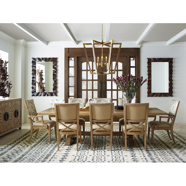 Carlisle Transitional Rectangular Bronze Oak Wood Mirror 37"x56"