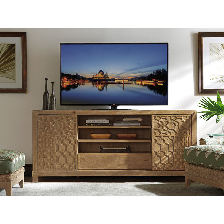 Los Altos Morocco 78.5" Traditional Brown Media Console with Cabinet