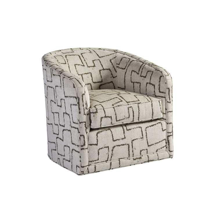Los Altos Cream Swivel Chair with Manufactured Wood Base