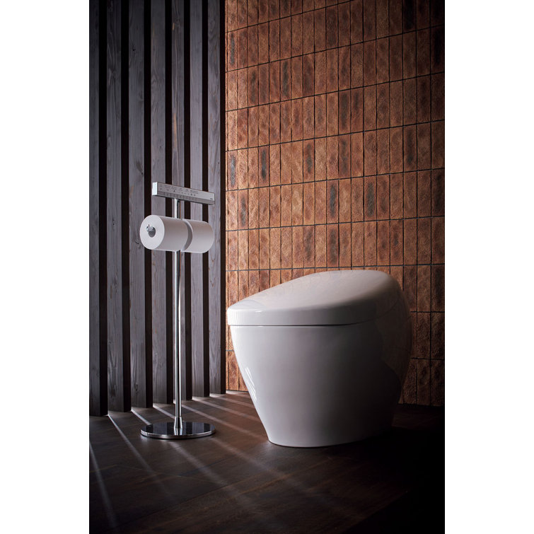 White Ceramic Dual Flush Elongated Bidet Toilet