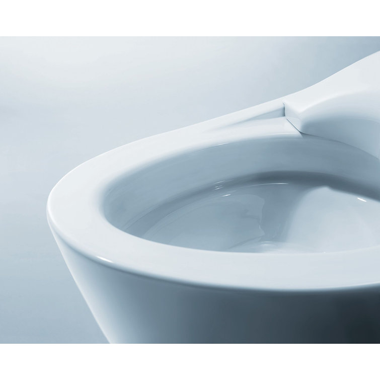 White Ceramic Dual Flush Elongated Bidet Toilet