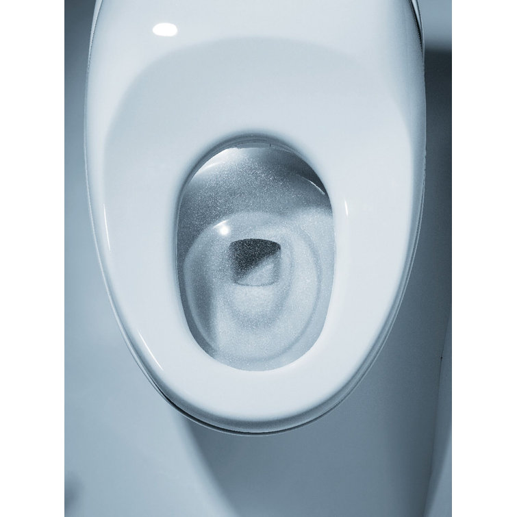 White Ceramic Dual Flush Elongated Bidet Toilet
