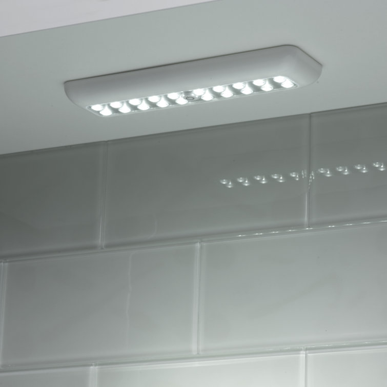 White Battery Powered LED Under Cabinet Light Bar