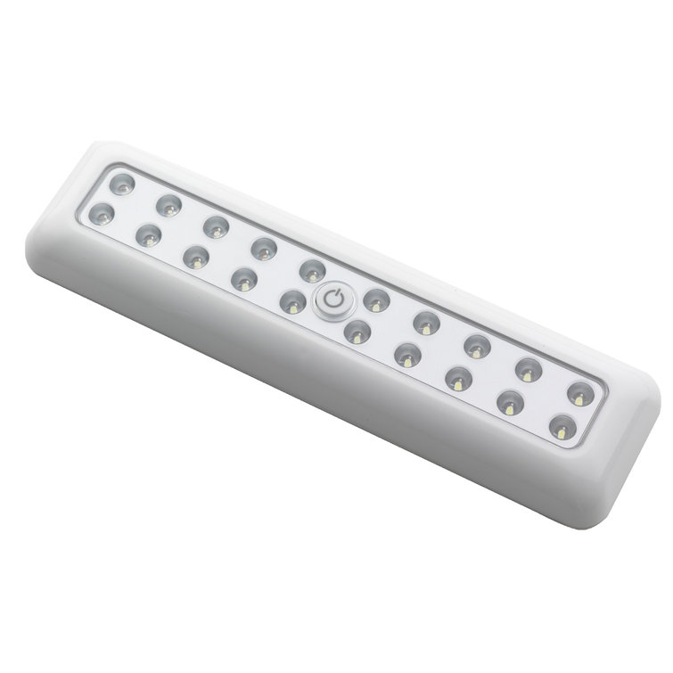 White Battery Powered LED Under Cabinet Light Bar