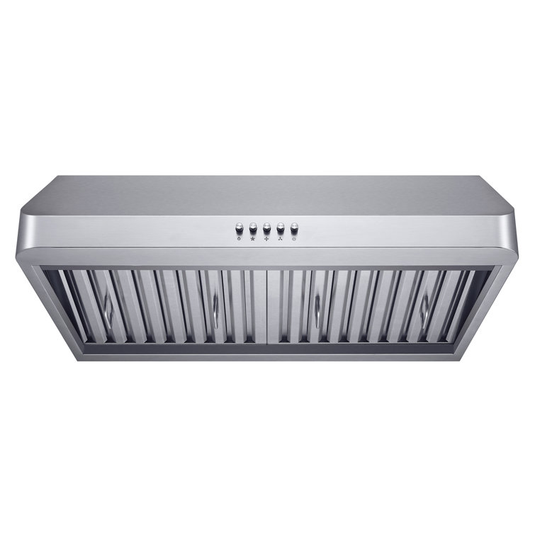 30" Stainless Steel Under Cabinet Range Hood with LED Lights