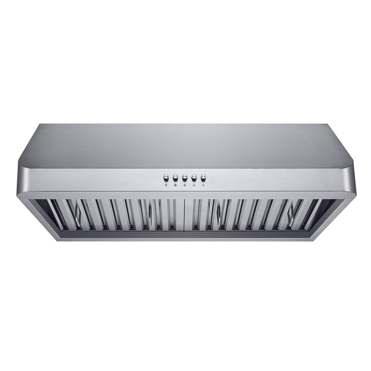 30" Stainless Steel Under Cabinet Range Hood with LED Lights
