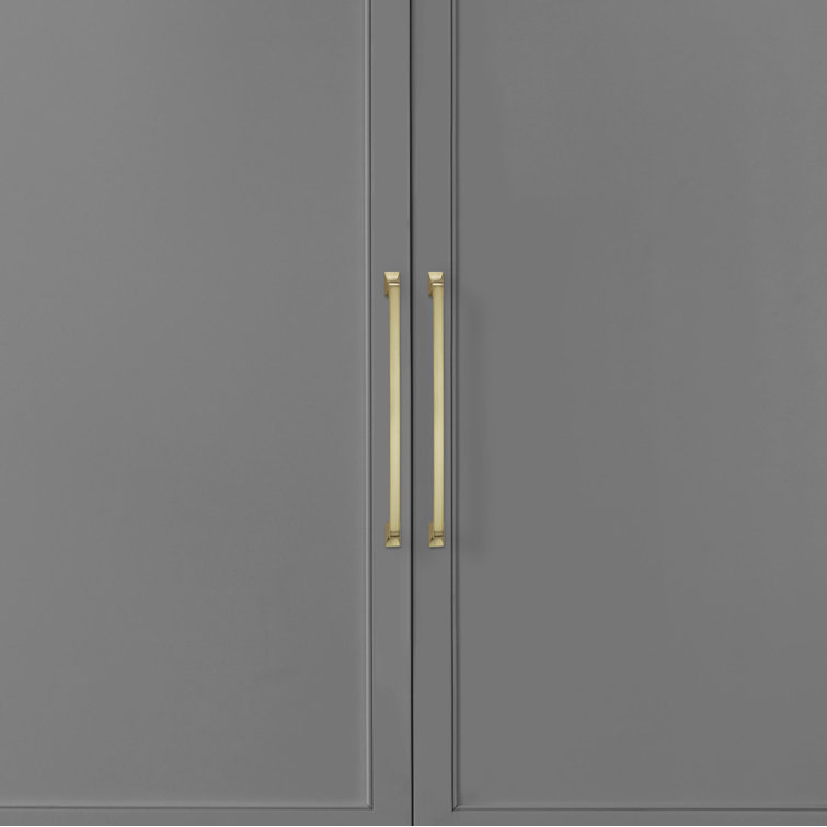 Golden Champagne Modern 12-inch Appliance Pull with Mounting Hardware