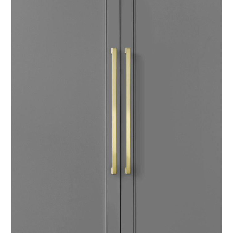 Golden Champagne 18" Steel Modern Appliance Pull