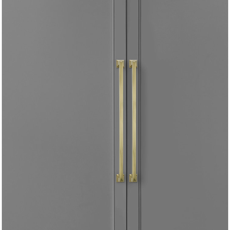 Golden Champagne 12" Traditional Appliance Pull with Mounting Hardware