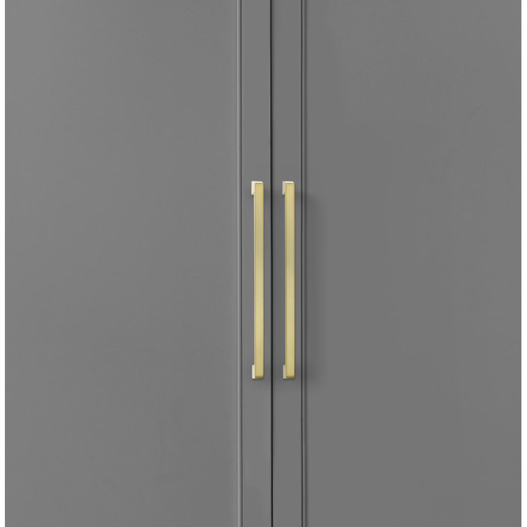 Golden Champagne 18" Steel Modern Appliance Pull